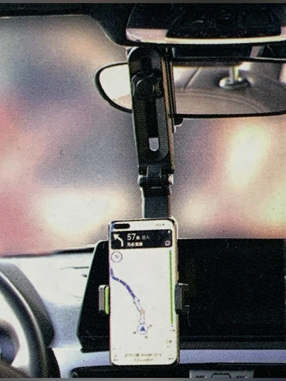 Universal Car Cellphone Holder Mount - Green